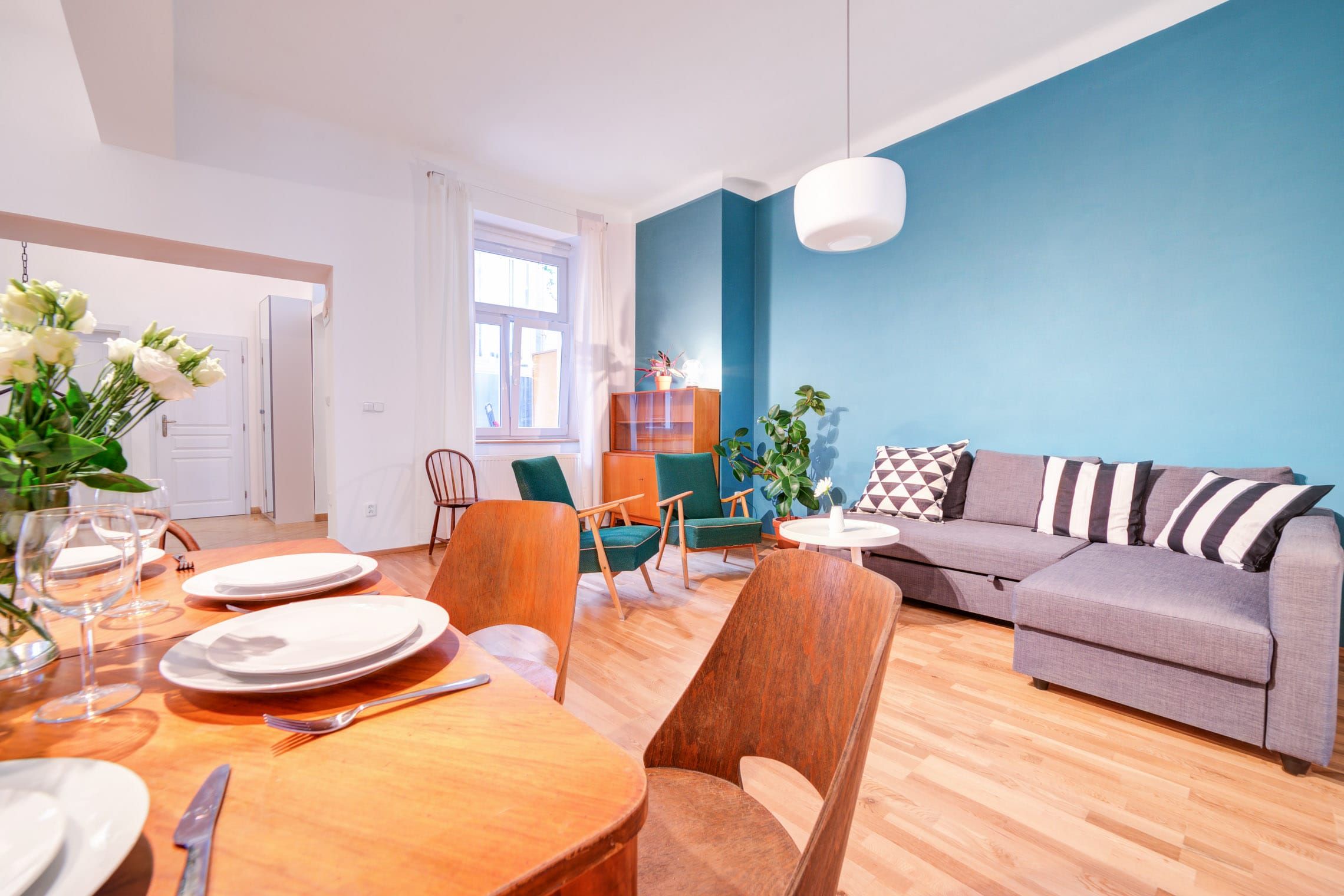 Focení apartmánu v retro stylu