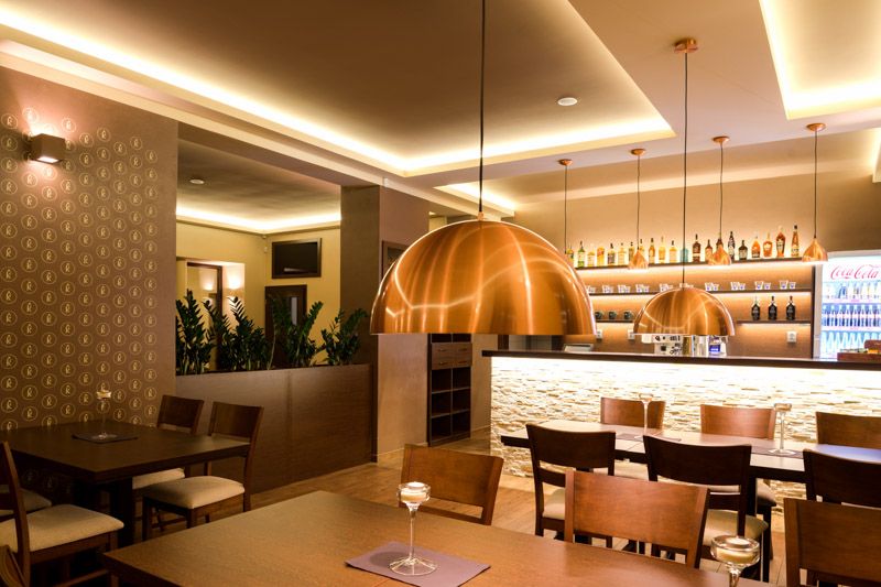 Focení interiéru restaurace